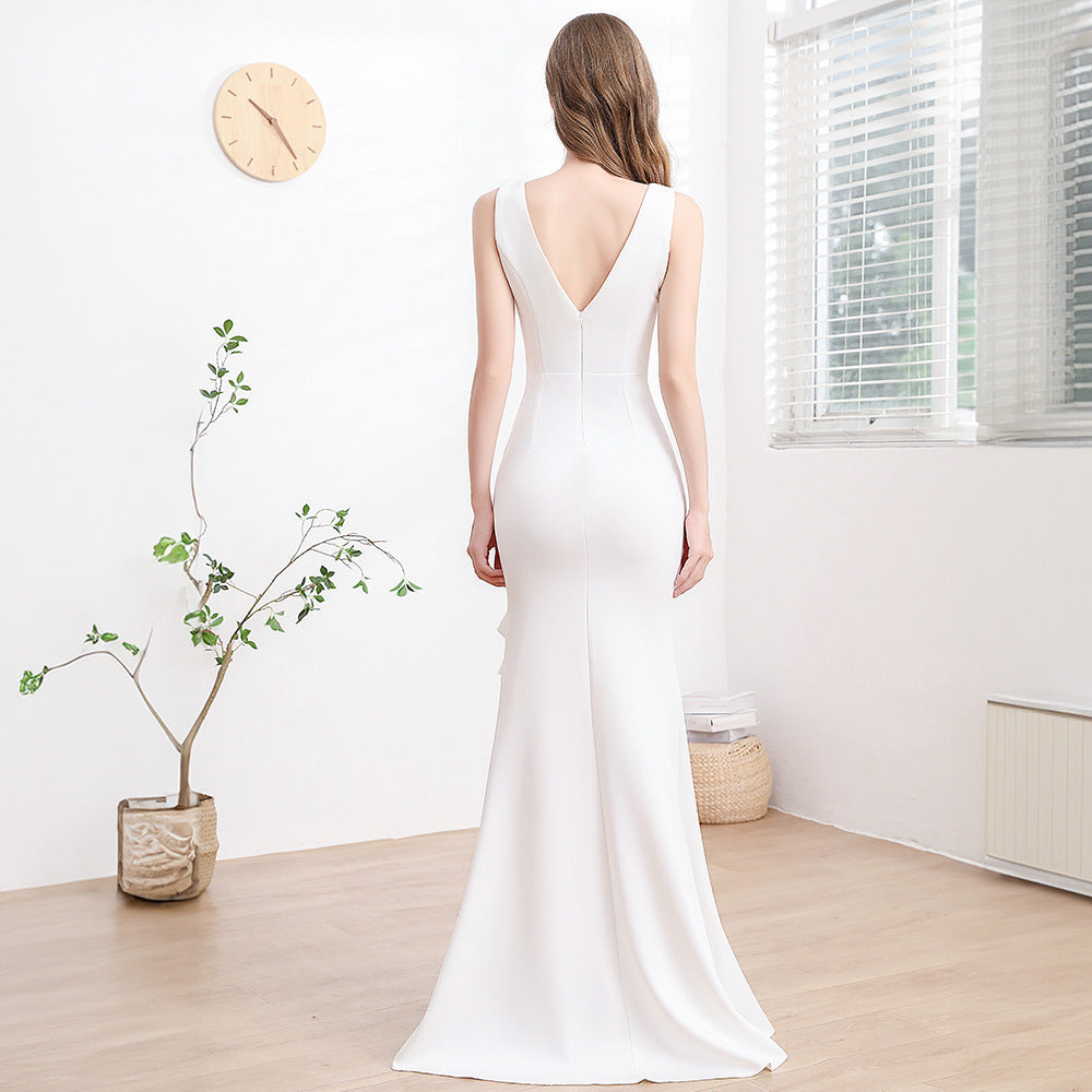 Robe de Soirée Élégante et Luxe Discret – Longue & Sophistiquée pour Femme ✨
