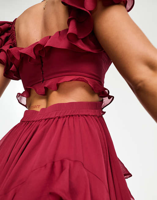 Robe longue à volants 🌸