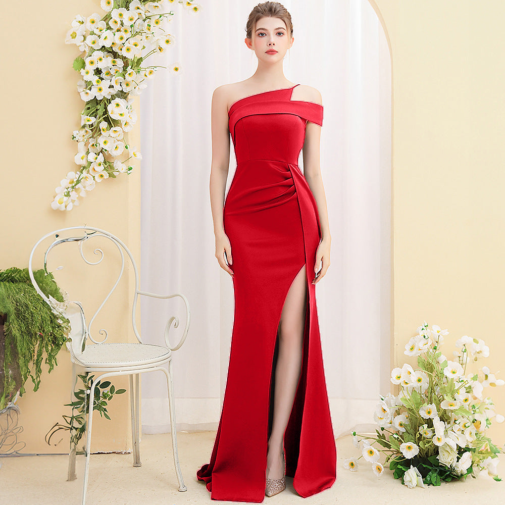 Robe Longue Sirène Élégante – Banquet & Soirée de Prestige pour Femme ✨