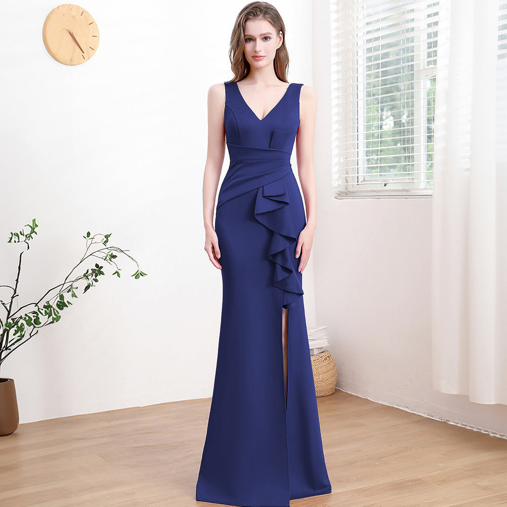 Robe de Soirée Élégante et Luxe Discret – Longue & Sophistiquée pour Femme ✨