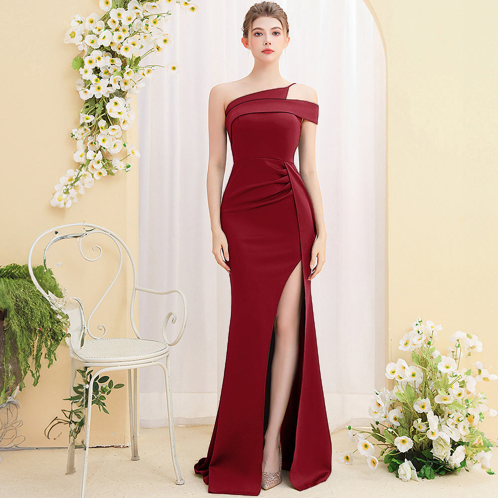 Robe Longue Sirène Élégante – Banquet & Soirée de Prestige pour Femme ✨