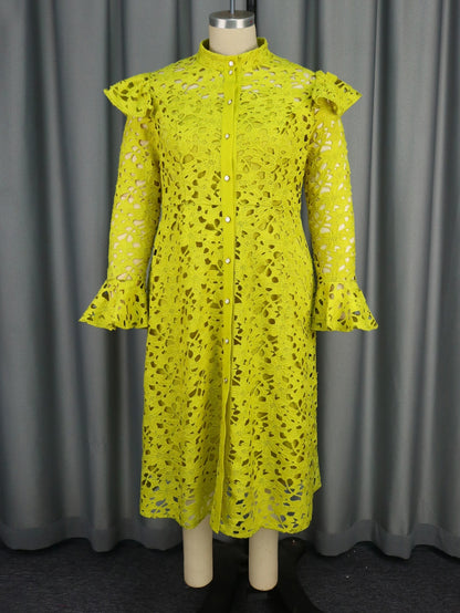 Manteau en dentelle, demi-col roulé, cardigan, sous-vêtement, robe