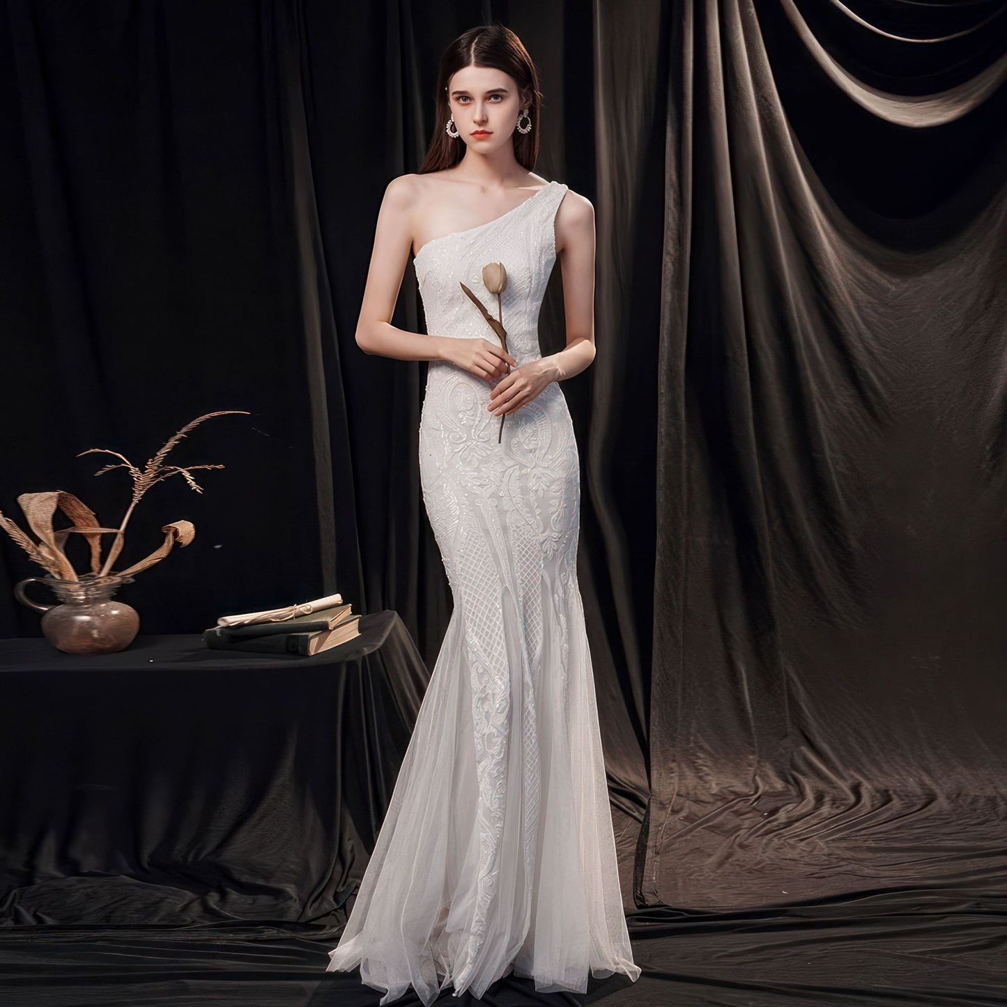 Robe Longue Sirène de Soirée – Élégance Luxe & Raffinement pour Femme 💃✨